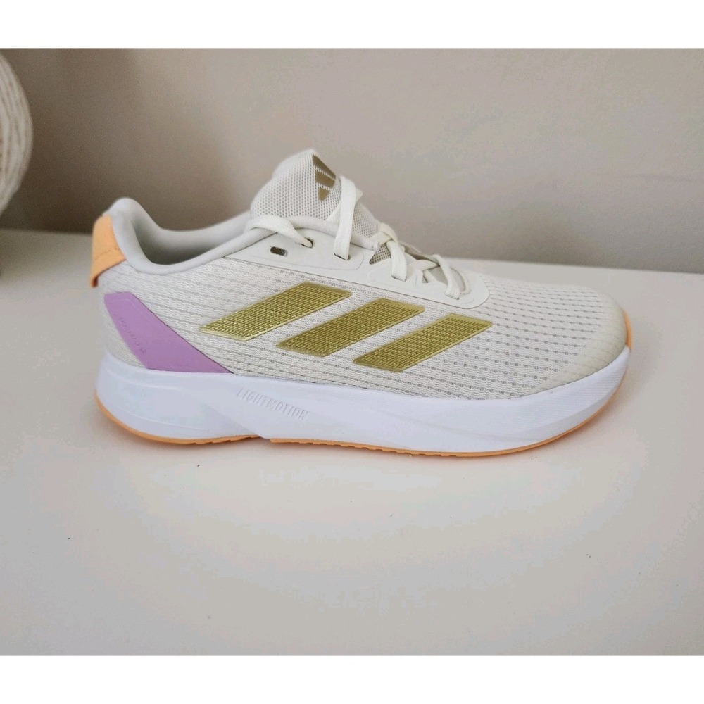 Adidas Duramo SL Ivory Running Shoes Legacy Lightmotion kids US Size 4 ID5890